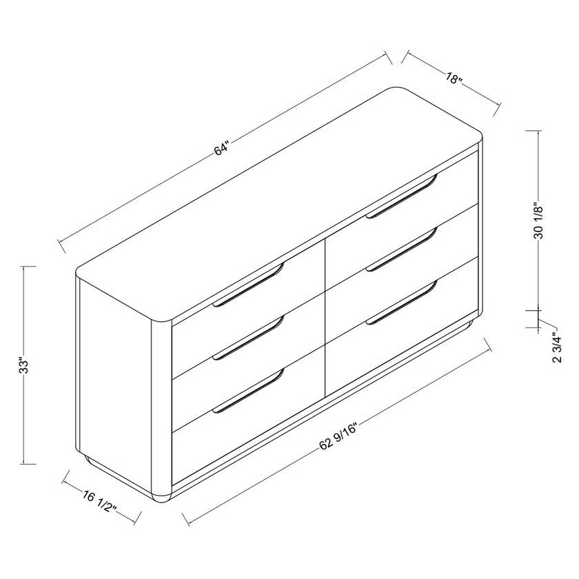 Cassey Brown Dresser