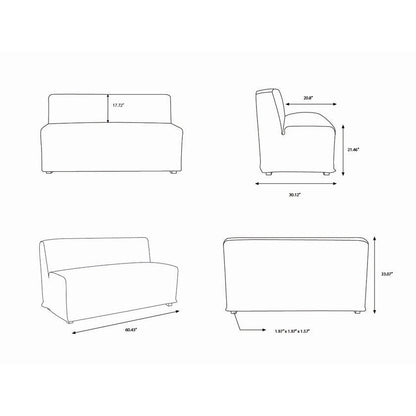 Lavaris Beige Bench