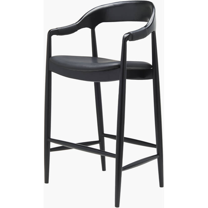 Kaeleigh Black Bar Stool