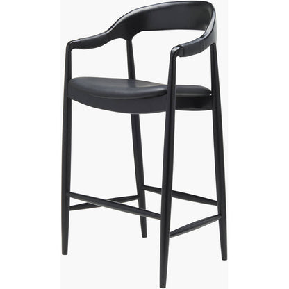 Kaeleigh Black Bar Stool