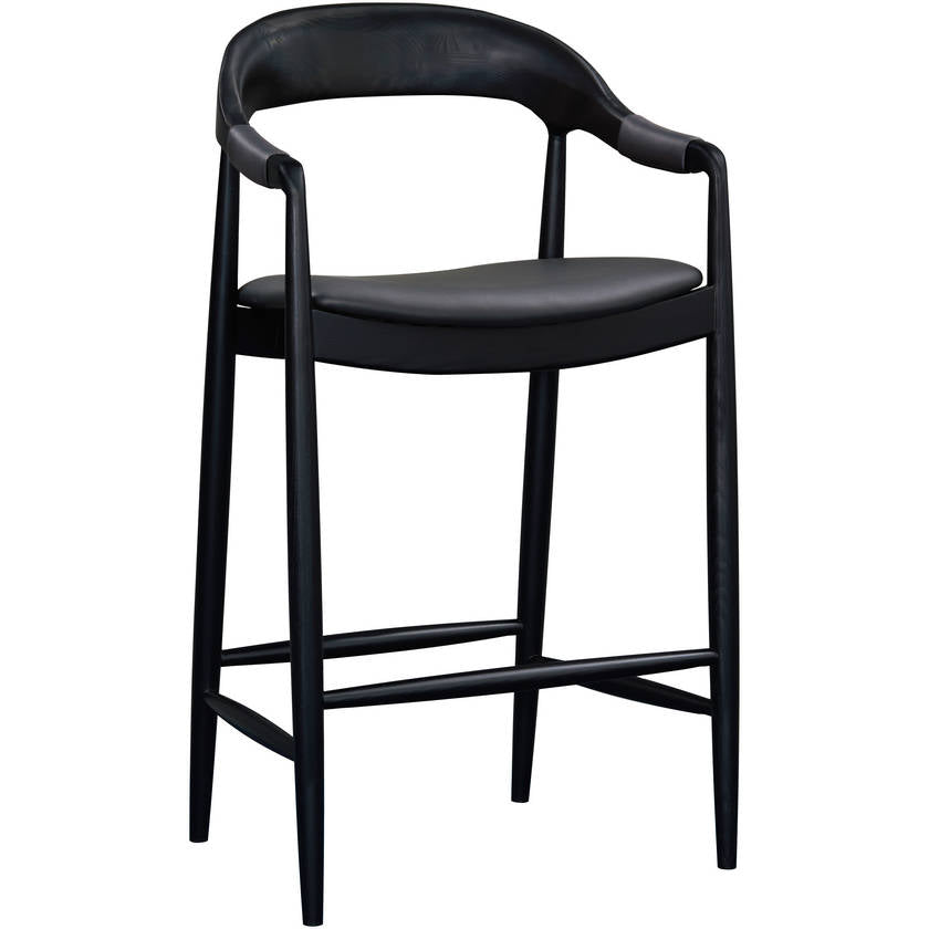 Kaeleigh Black Bar Stool