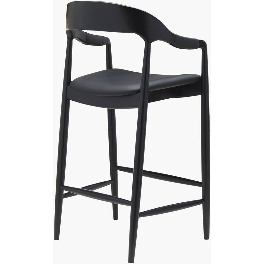 Kaeleigh Black Bar Stool