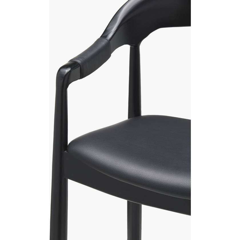 Kaeleigh Black Bar Stool