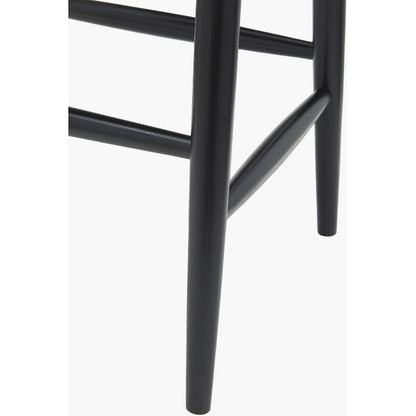 Kaeleigh Black Bar Stool