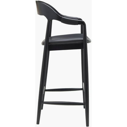 Kaeleigh Black Bar Stool