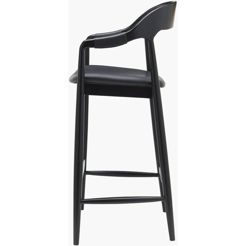 Kaeleigh Black Bar Stool