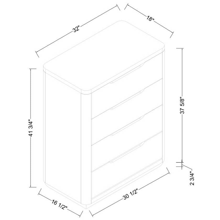 Zelda Brown Dresser