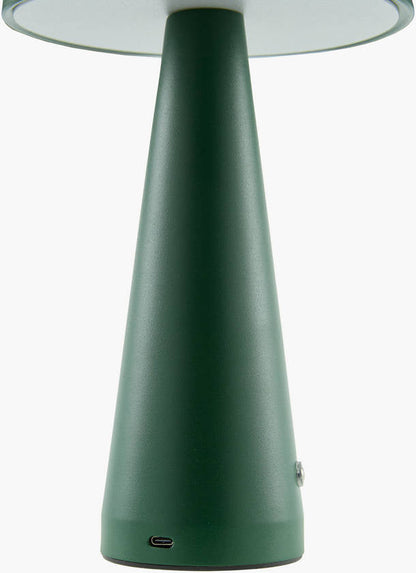 Aleasha Traditional Green Table Lamp