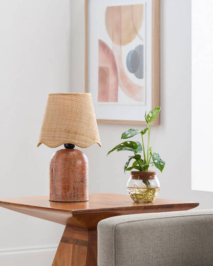 Ira Traditional Red Table Lamp