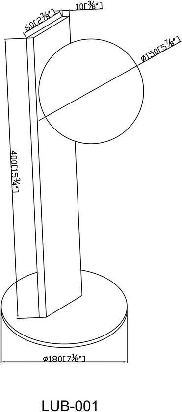Raeanne Modern Black Table Lamp