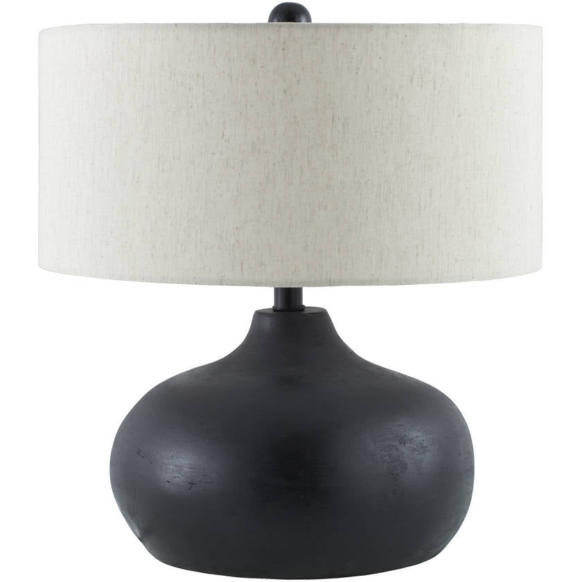 Christyna Rustic Black Table Lamp