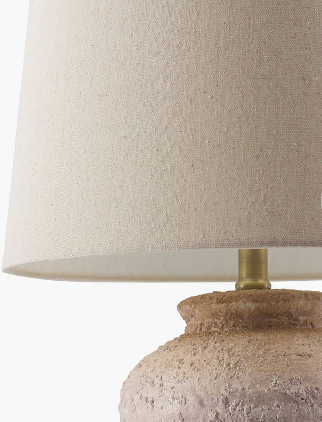 Nyasha Traditional Terracotta Table Lamp