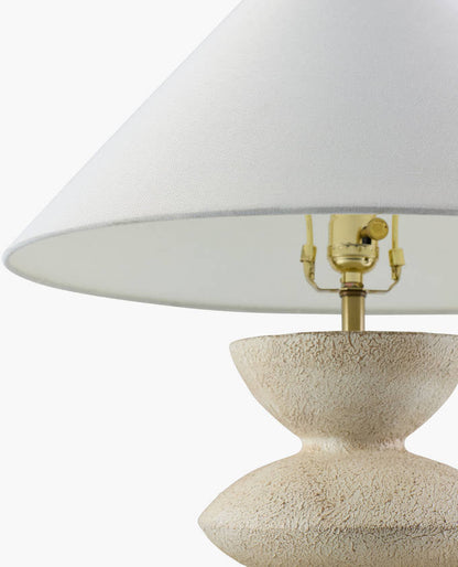 Shaquala Traditional White Table Lamp
