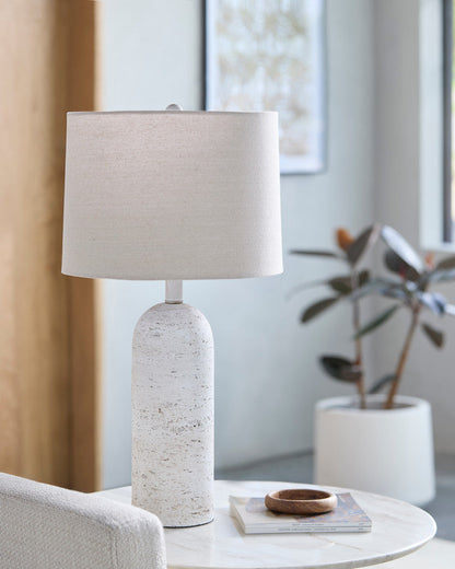 Meir Traditional White Table Lamp
