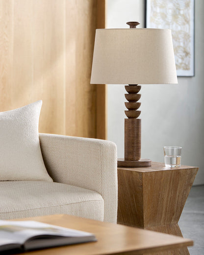 Dagan Traditional Brown Table Lamp
