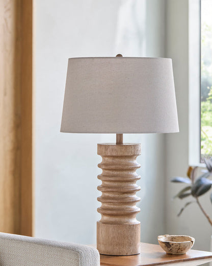 Kayleigh Traditional Brown Table Lamp