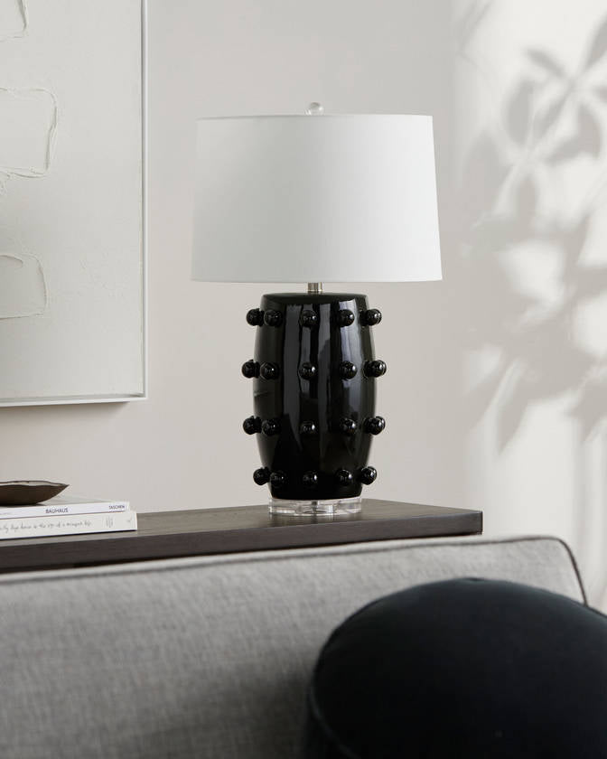 Geffrey Traditional Black Table Lamp