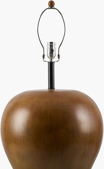 Shaketa Traditional Brown Floor Lamp
