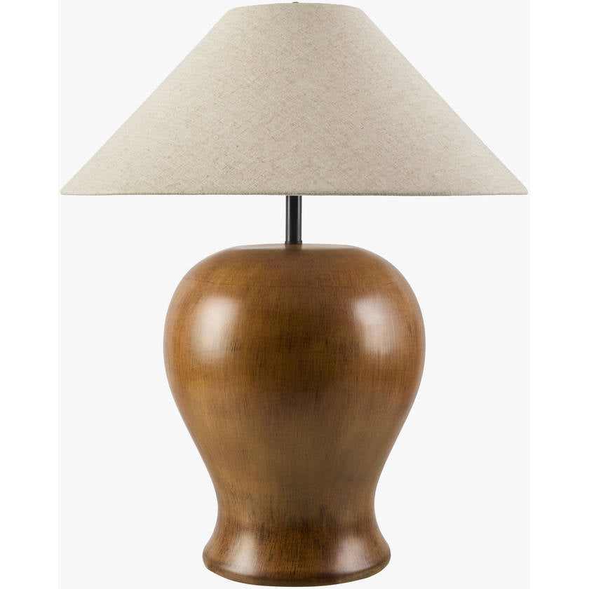 Shaketa Traditional Brown Floor Lamp