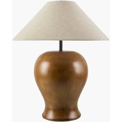 Shaketa Traditional Brown Floor Lamp