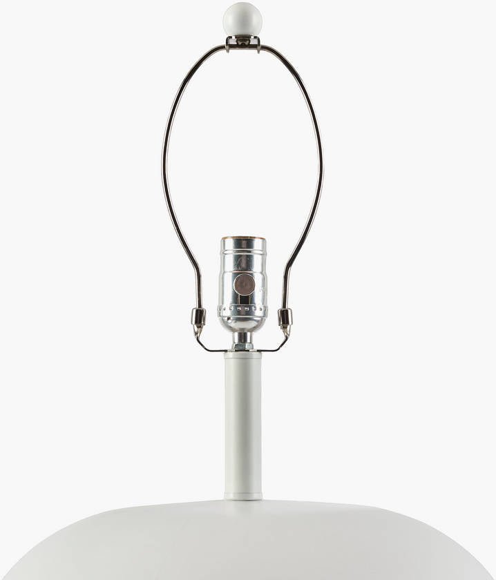 Shaketa Traditional White Floor Lamp