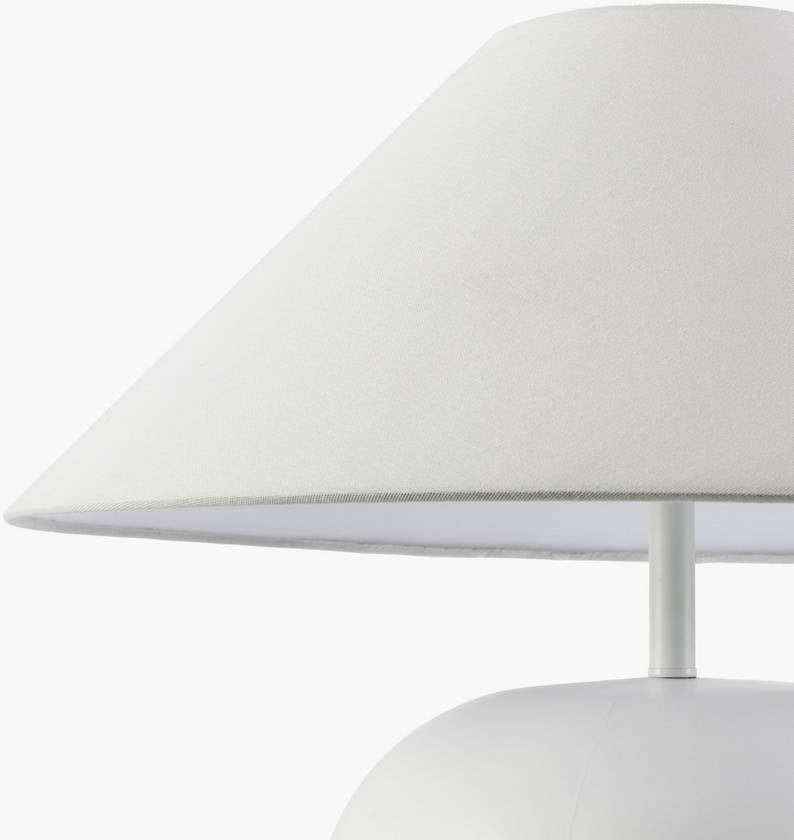 Shaketa Traditional White Floor Lamp