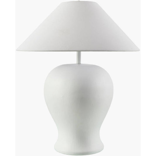 Shaketa Traditional White Floor Lamp