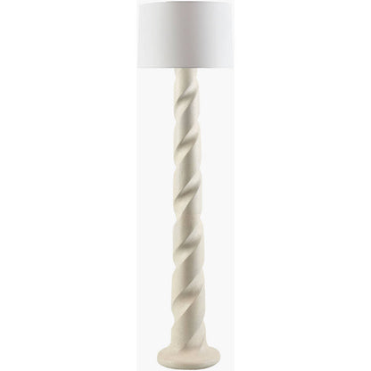 Britiany Traditional Cream/White Floor Lamp