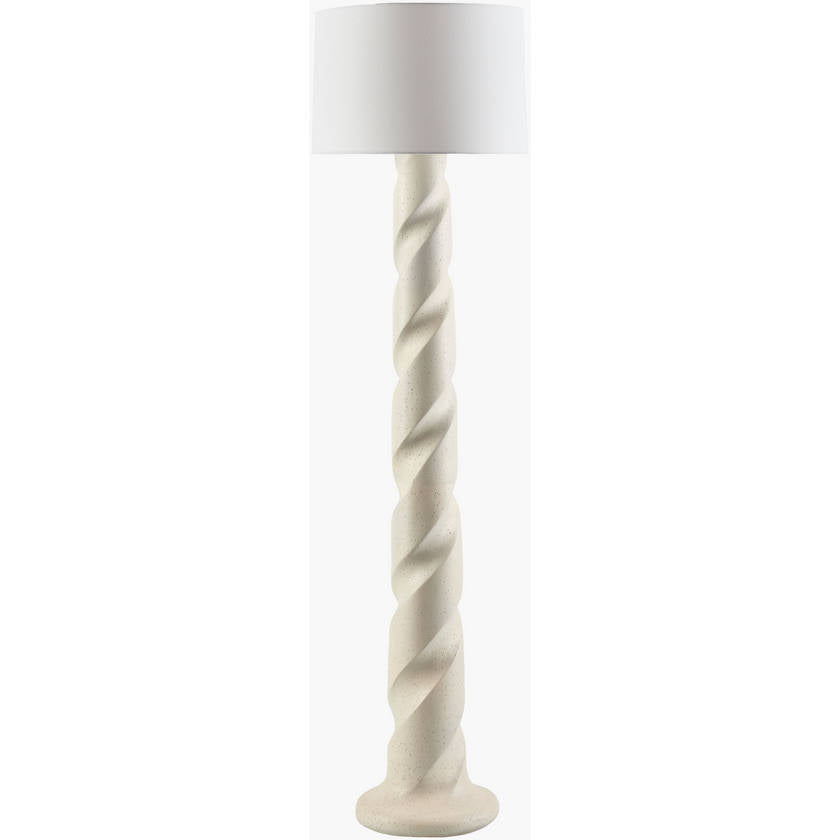 Britiany Traditional Cream/White Floor Lamp