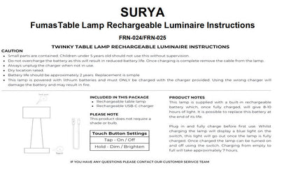 Tryone Traditional Metallic - Brass Table Lamp