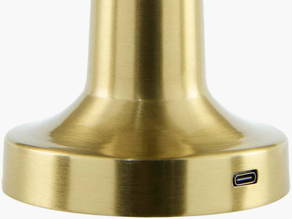 Tryone Traditional Metallic - Brass Table Lamp