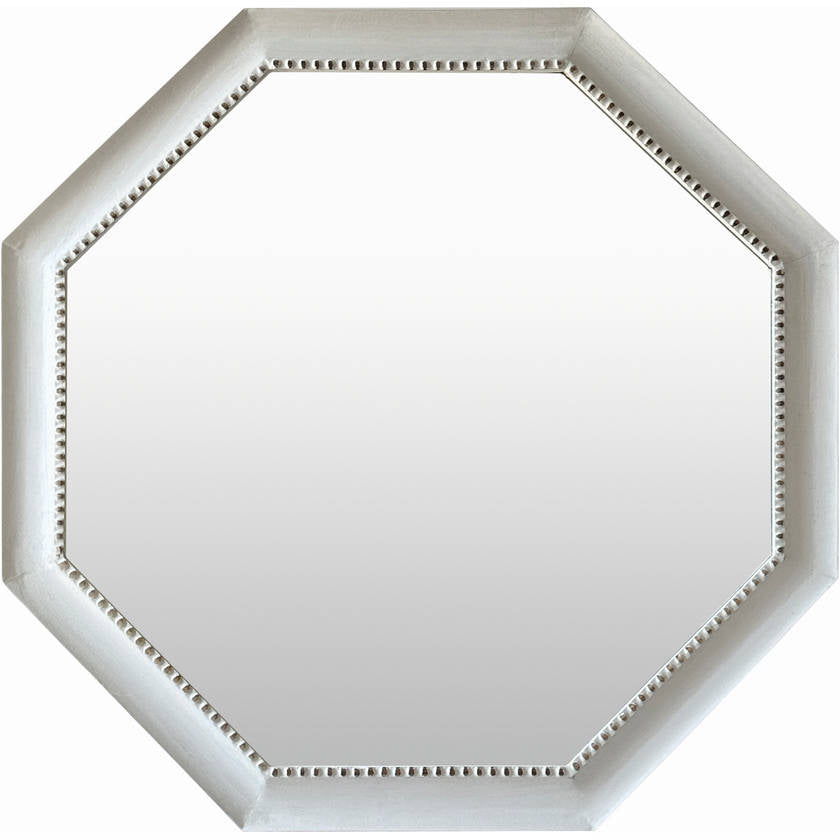 Maida Global White Wall Mirror