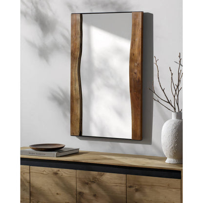 Roshundra Traditional Brown Wall Mirror
