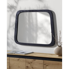 Bevan Modern Black Wall Mirror