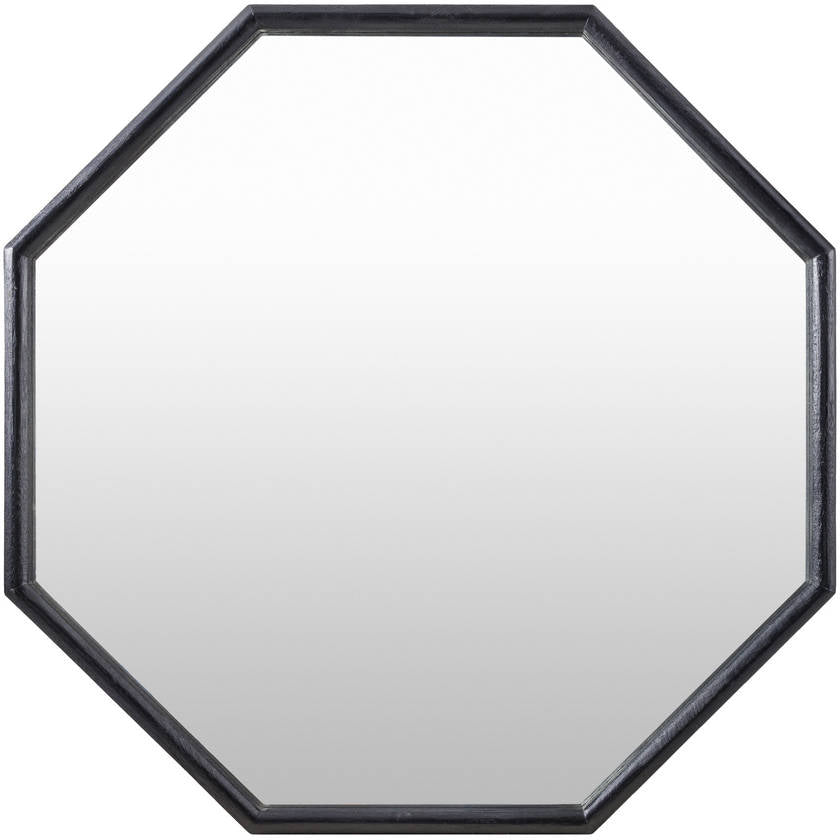 Shermika Cottage Black Wall Mirror