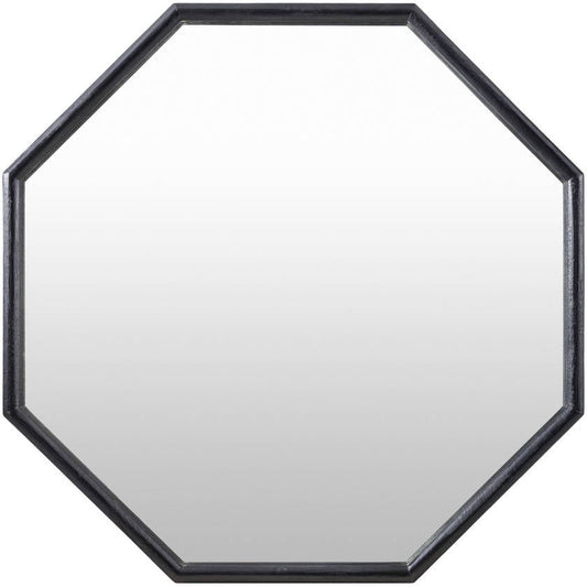 Shermika Cottage Black Wall Mirror