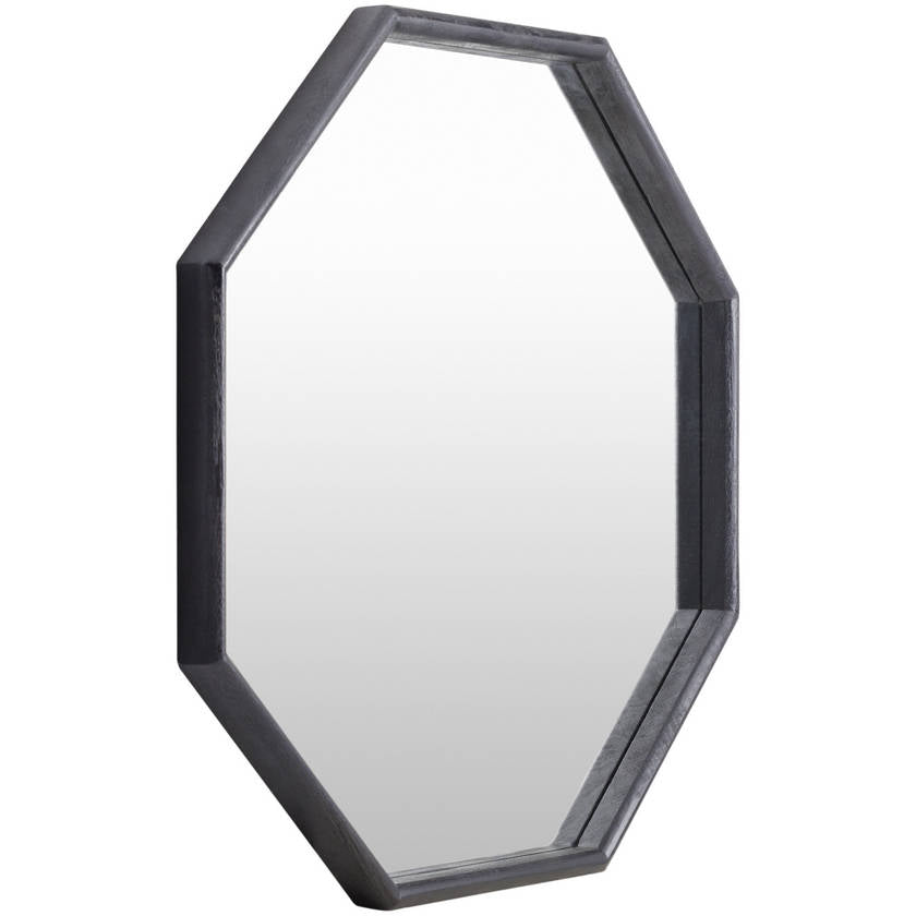 Shermika Cottage Black Wall Mirror
