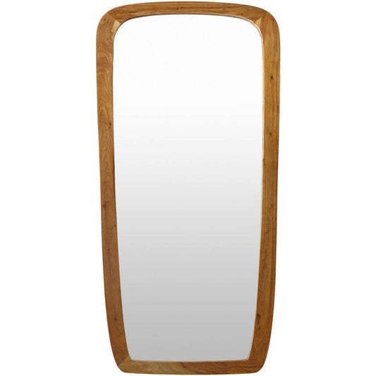 Tess Modern Brown Wall Mirror