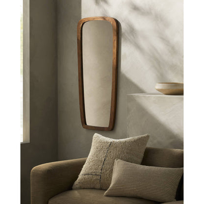 Tess Modern Brown Wall Mirror