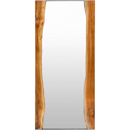 Roshundra Traditional Dark Brown Wall Mirror