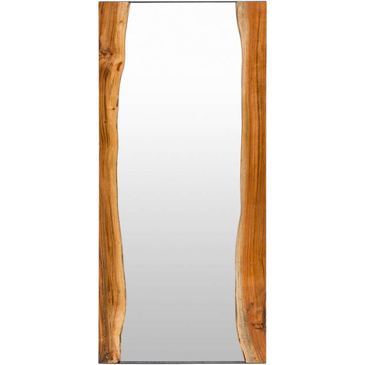 Roshundra Traditional Dark Brown Wall Mirror