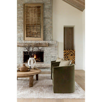 Beth Traditional Dusty Sage Area Rug - Vivir x Livabliss