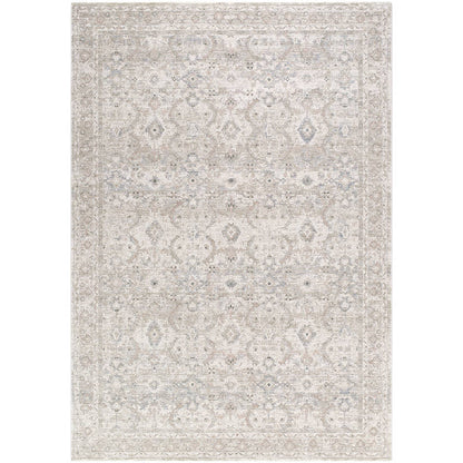 Trenna Traditional Light Silver Area Rug