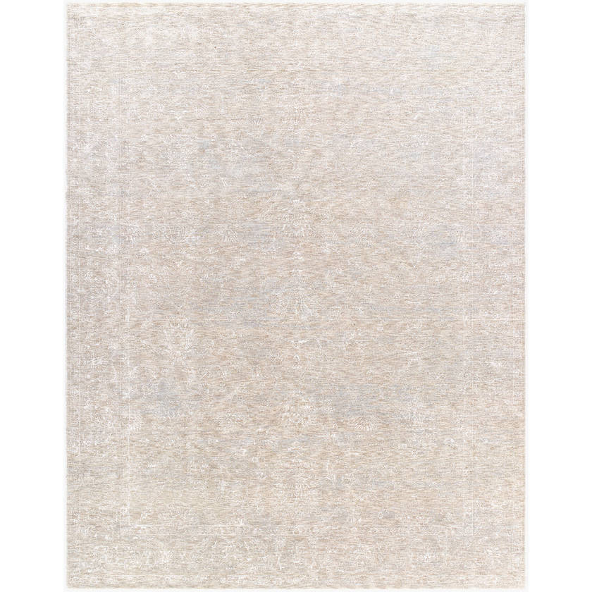 Sholom Traditional Light Silver Area Rug