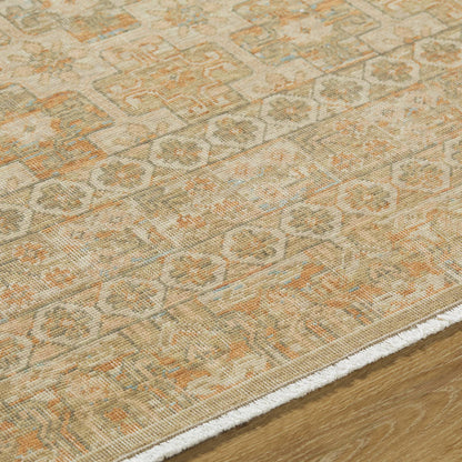 Benjamine Traditional Light Beige/Tan Area Rug