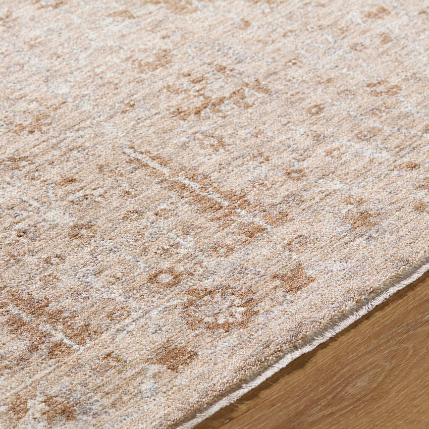 Aften Traditional Tan Area Rug