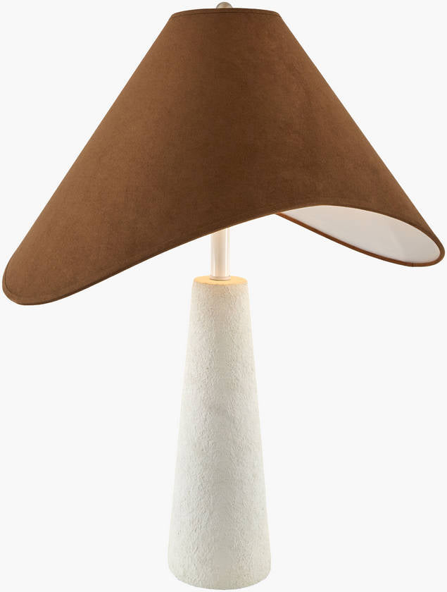 Brannon Traditional Tan/White Table Lamp