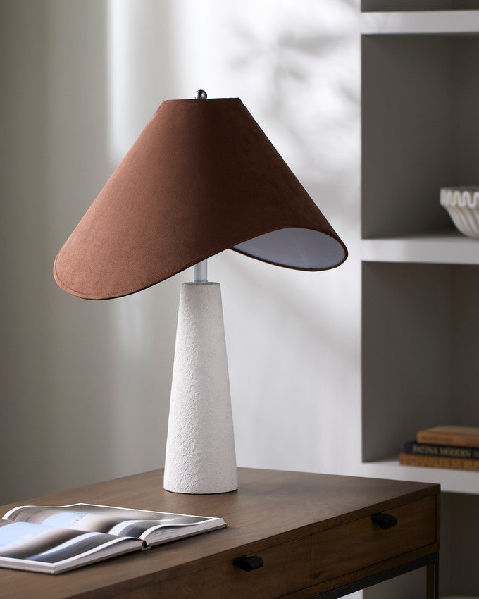 Brannon Traditional Tan/White Table Lamp