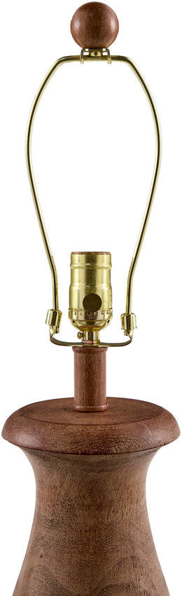 Tye Traditional Dark Brown Table Lamp