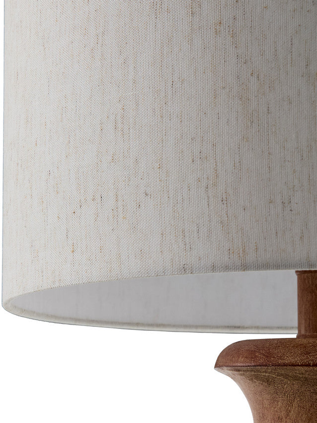 Tye Traditional Dark Brown Table Lamp